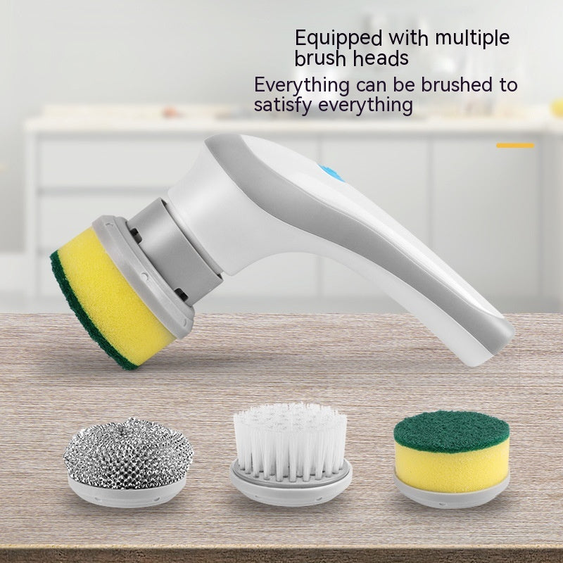 Electric Cleaning Brush 4 In 1 Spinning Scrubber Handheld Electric