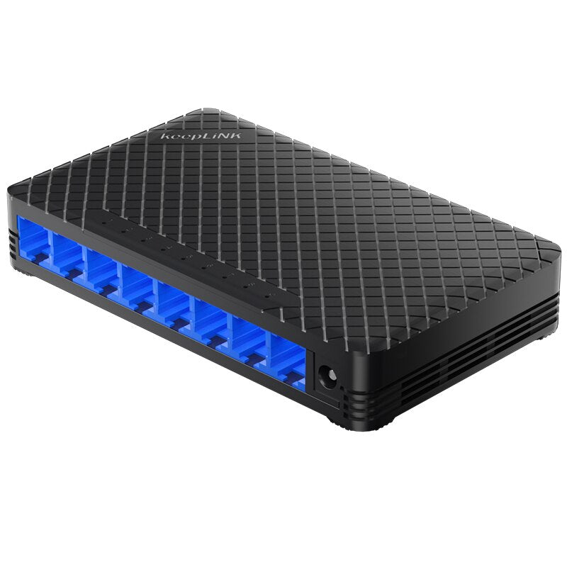 8 Port Full Gigabit Plastic Unmanaged Network Ethernet Switch