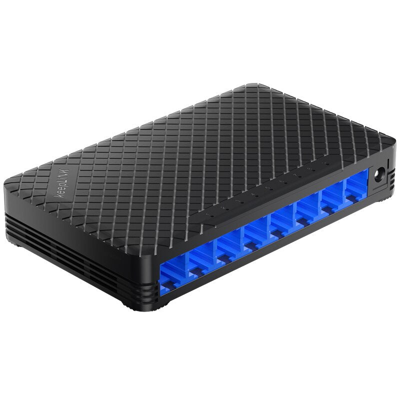 8 Port Full Gigabit Plastic Unmanaged Network Ethernet Switch