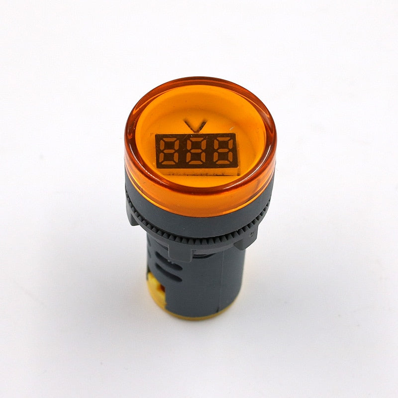 22MM AD16 AD16-22DSV Type AC 60-500V Mini Voltage Meter LED Digital Display AC Voltmeter Indicator Light/Pilot Lamp 110V 220V