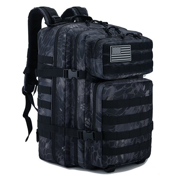 Army Waterproof Molle Bug Out Bag Outdoor Travel Camping Backpack