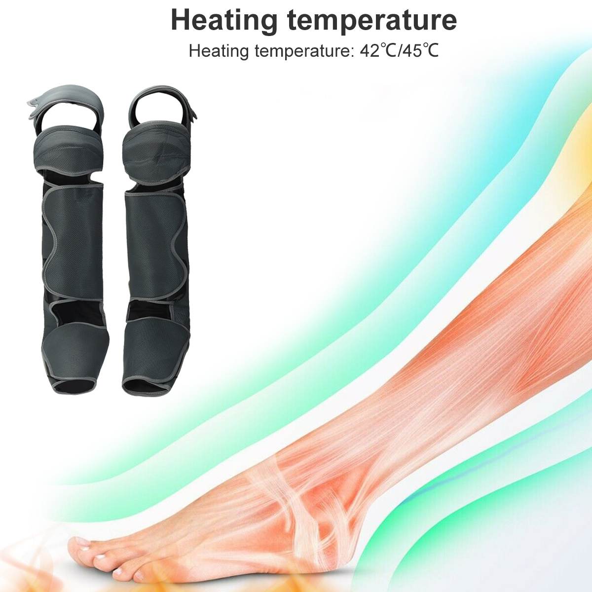 ANEMORE الساق ضغط الهواء مدلك الاهتزاز العلاج بالأشعة تحت الحمراء الساق الذراع الخصر هوائي 8 تجويف الهواء يلتف الاسترخاء لتخفيف الآلام