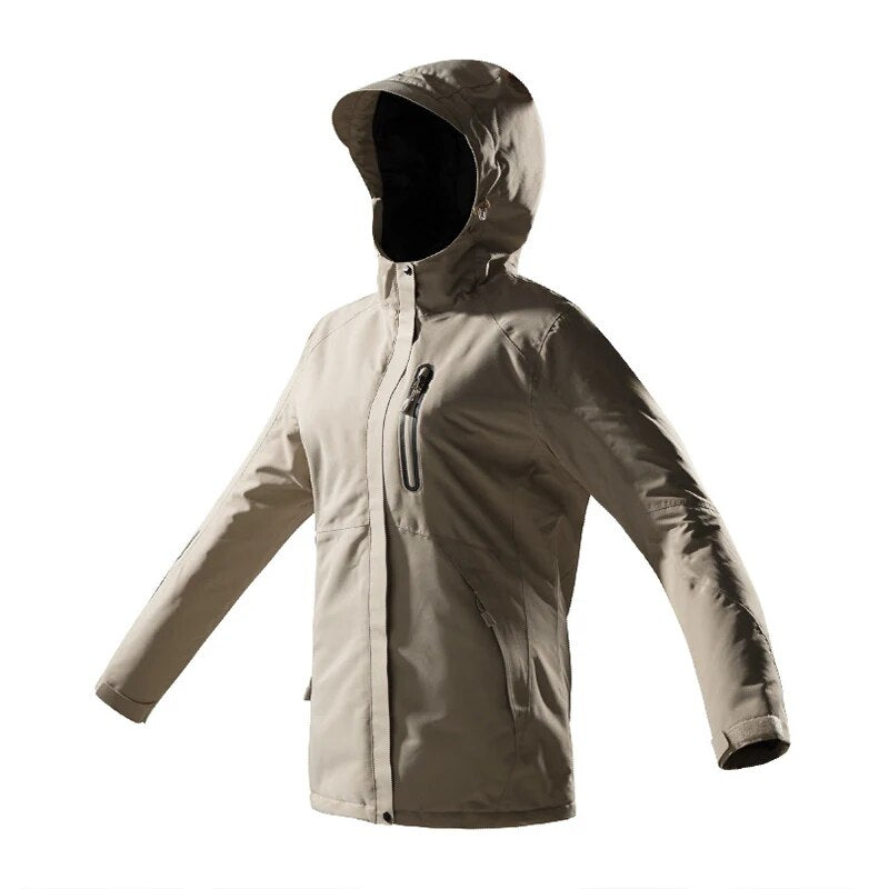 Smart Heated Jacket Waterproof Men 3 Areas Heated Vest For Women
