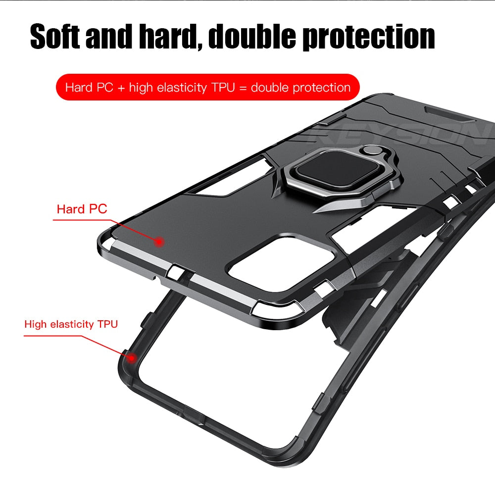 KEYSION Shockproof Case for Samsung A51 A71 A31 A52 A72 Phone Cover for Galaxy S20 S21 Ultra S10 Lite Note 10+ A50 A70 A12 A21S