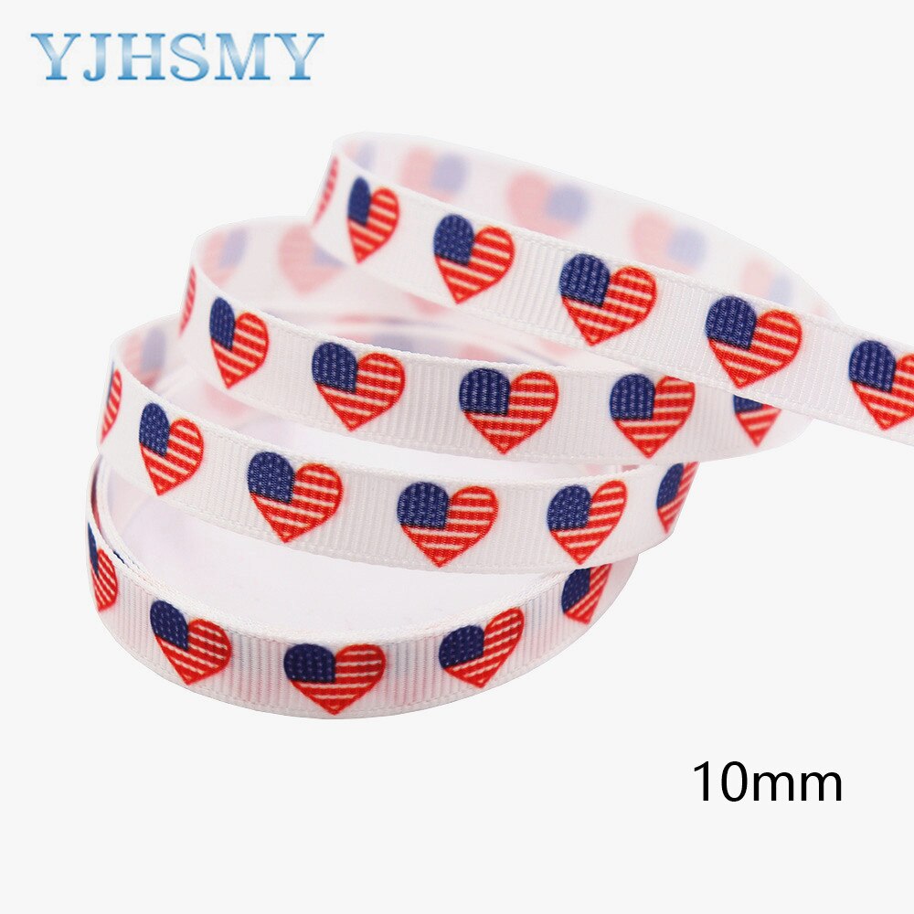 5 Yards Patriotic Ribbon USA Flag Ribbon Independence Day Ribbon 4th of July Ribbons for Memorial Day, Veterans Day, 4th of July