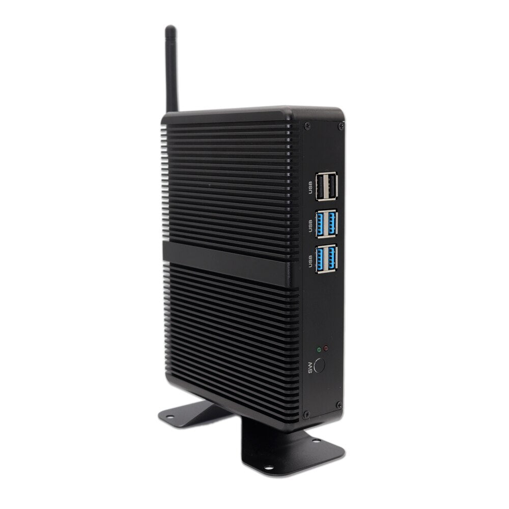 Cheapest price  Mini pc Intel Celeron 2955U  DDR3L LAN VGA HD Linux mini pc stick1.4GHz Win7 computer table