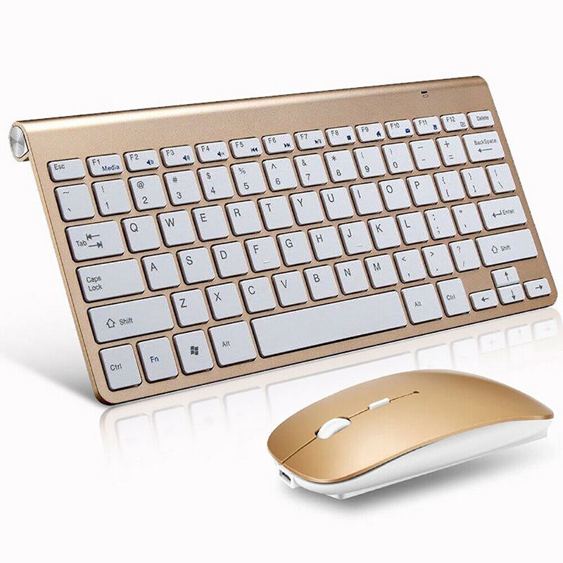 2.4G Ultrathin Wireless Keyboard Set Mini Mouse Accessories For Notebook Computer Desktop Replace Keyboard Mouse Combos