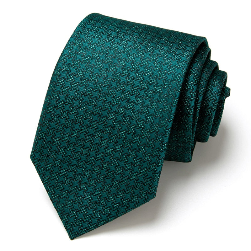 New Style Fashion Men&#39;s Tie 7.5cm Blue Necktie Green &amp; Orange Silk Gravatas For Men Paisley Floral Fit Wedding Workplace Slim