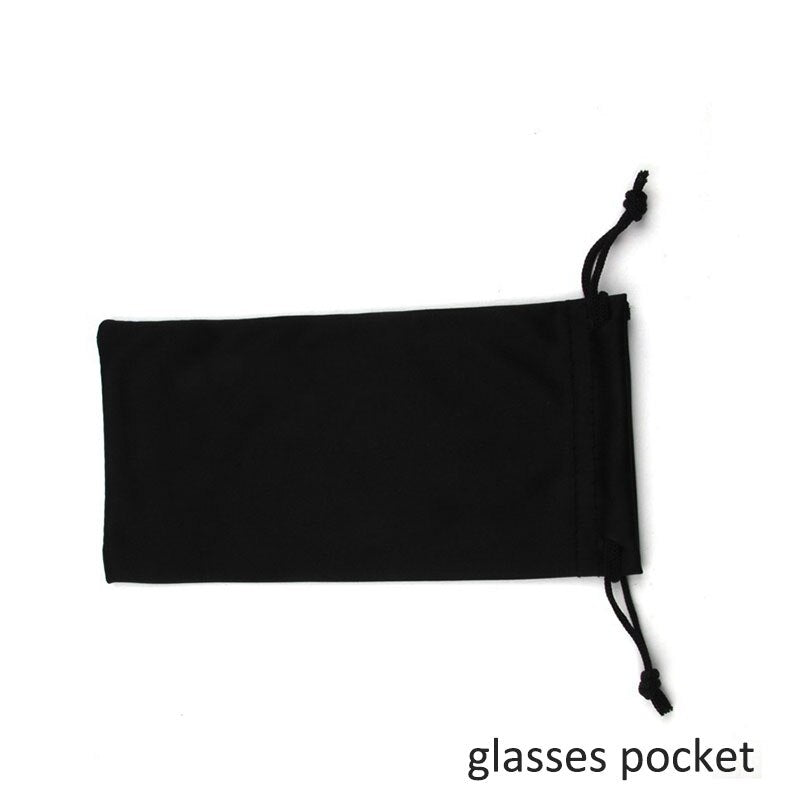 نظارات شمسية محمولة حامية للسفر حقيبة نظارات حافظة 1 قطعة صندوق سحاب أسود ملحقات النظارات الصلبة