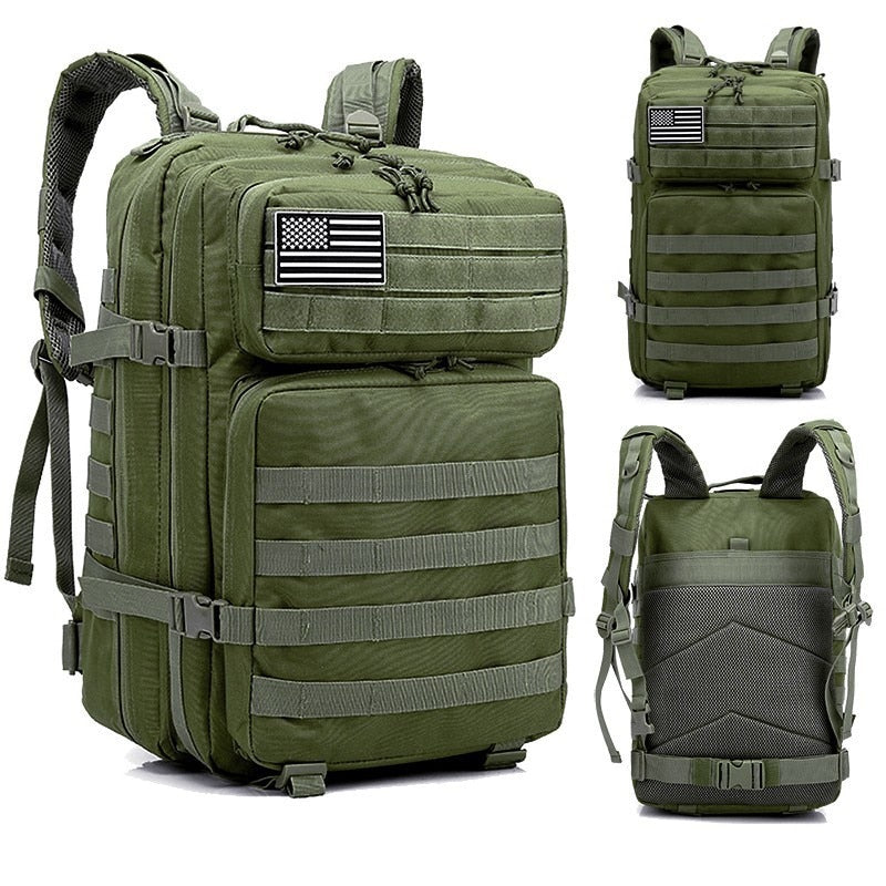 Army Waterproof Molle Bug Out Bag Outdoor Travel Camping Backpack