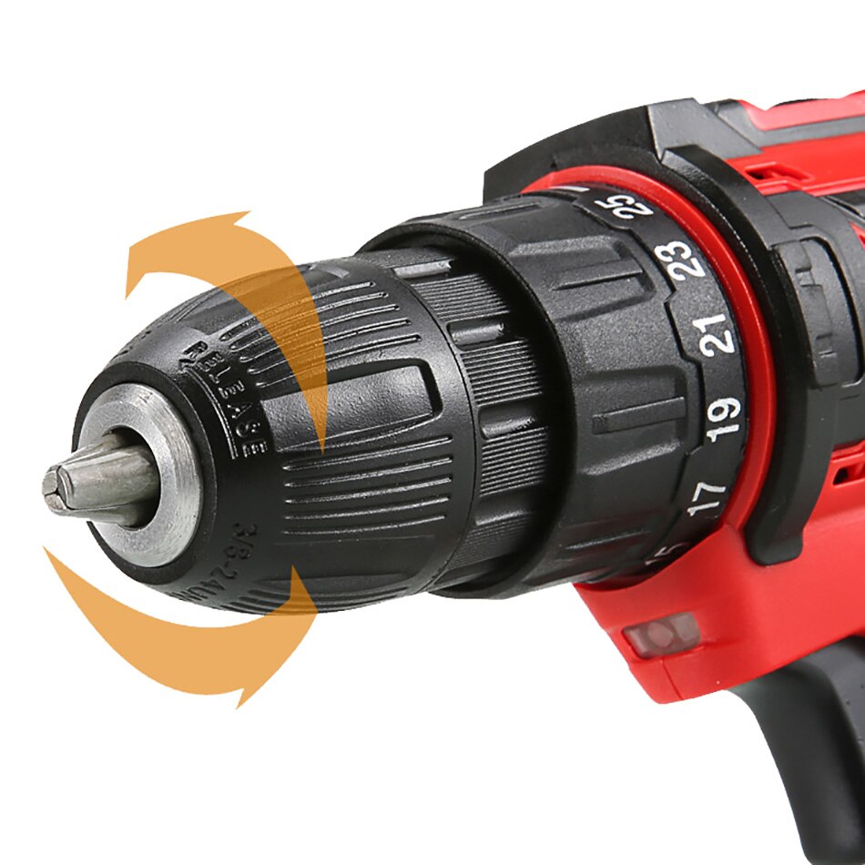 12 18 20V Electric Screwdriver Lithium Drill Mini Cordless Wireless Power Driver DC High Capacity Battery