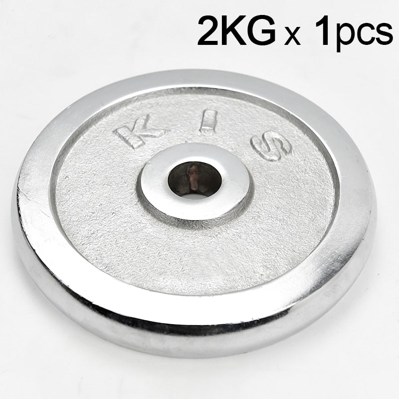 All Steel Iron Plated Dumbbell Piece 0.5kg-20kg Free Combination Barbell Plate Full Size Universal Fitness Weight Plates