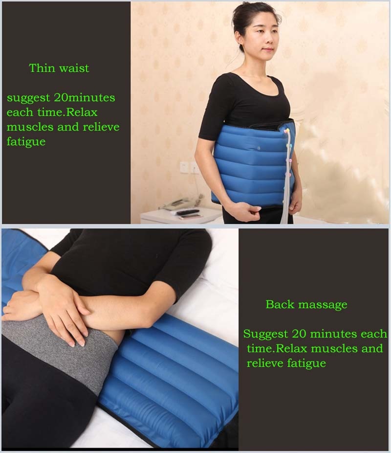 Air Compression Leg Foot Massager Vibration Infrared Therapy Arm Waist Pneumatic Air Wraps Relax Pain Relief