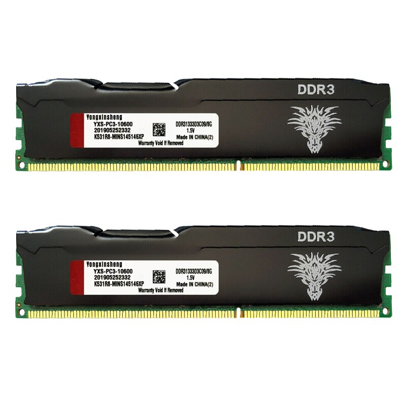 DDR3 DDR4 RAM 4GB 8GB 1333 1600 2133 2400 2666 3200 MHz ذاكرة عشوائيّة للحاسوب المكتبي غير ECC غير مخزنة DIMM سترة تبريد سوداء