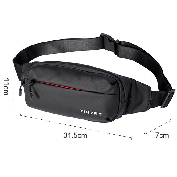 TINYAT Men Waist Bag Pack Purse Casual Large Phone Belt Bag Pouch Women&#39;s Canvas Travel Phone Bag Fanny Banana Bag Hip 4 Pockets