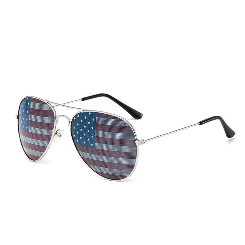 Personality USA Flag Sunglasses Independence Day Party Eyewear Women/Men 714 American Flags Glasses Festival Party Decoration