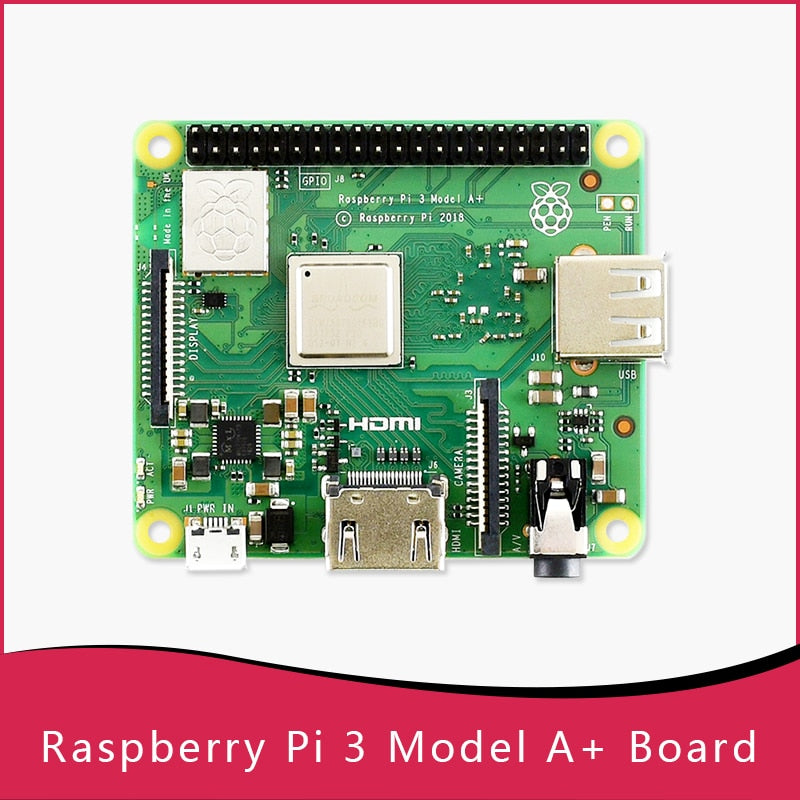 Original Raspberry Pi 3 Model A+ Plus 4-Core CPU BMC2837B0 512M RAM Pi 3A+ with WiFi and Bluetooth