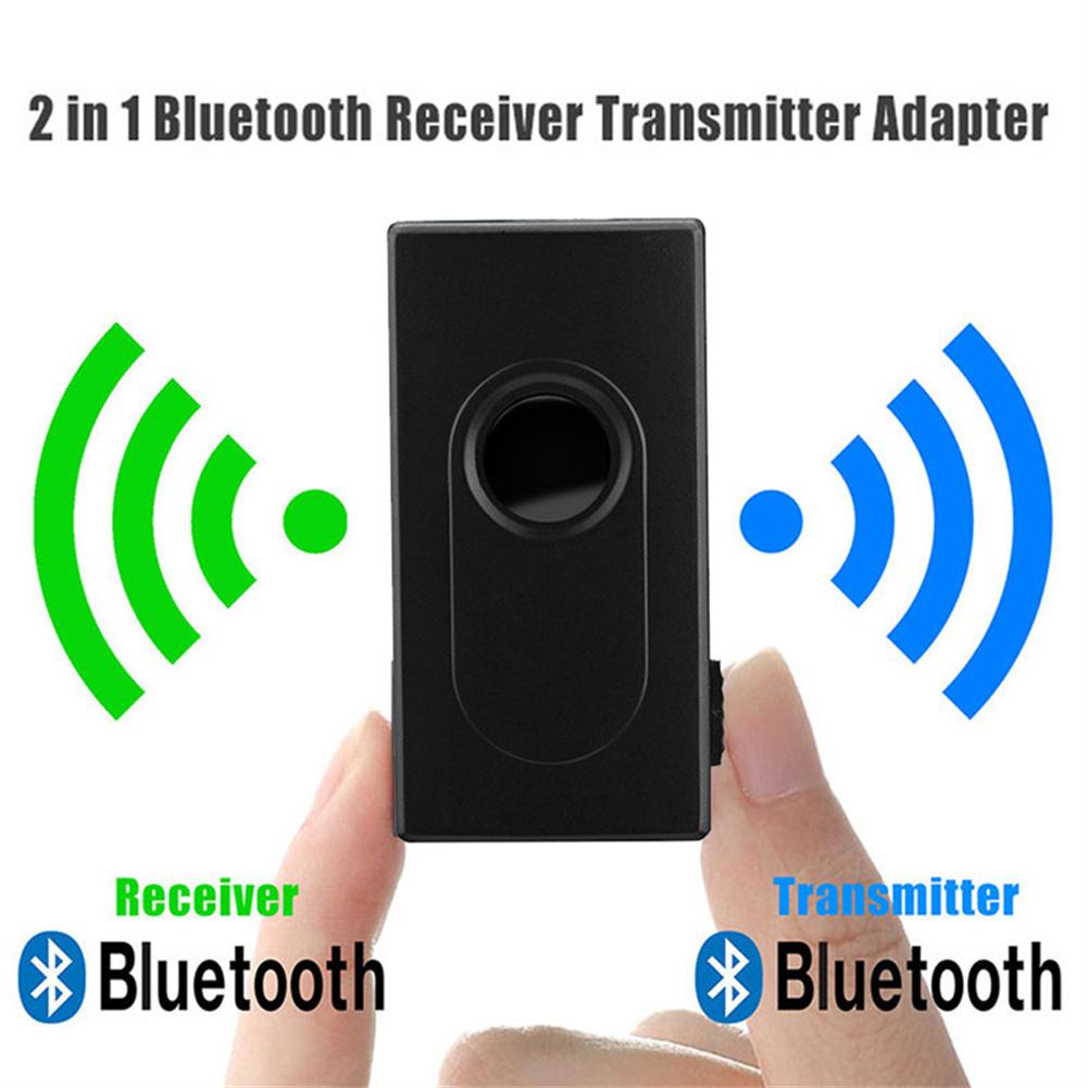 Bluetooth 5.0 Transmitter Receiver Low latency 2 In 1 Audio Wireless Adapter For Car TV PC Speaker Headphone 3.5MM Aux Jack