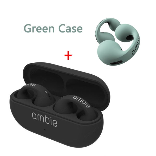 1:1 For Ambie Sound Earcuffs Upgrade Pro  Earring Wireless Bluetooth Earphones TWS Ear Hook Headset Sport Earbuds