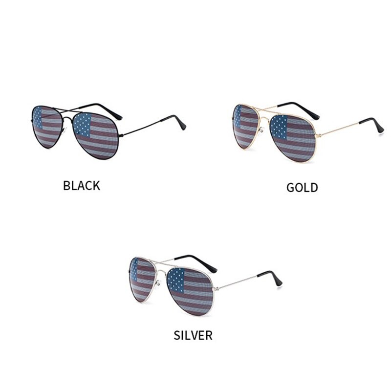 Personality USA Flag Sunglasses Independence Day Party Eyewear Women/Men 714 American Flags Glasses Festival Party Decoration