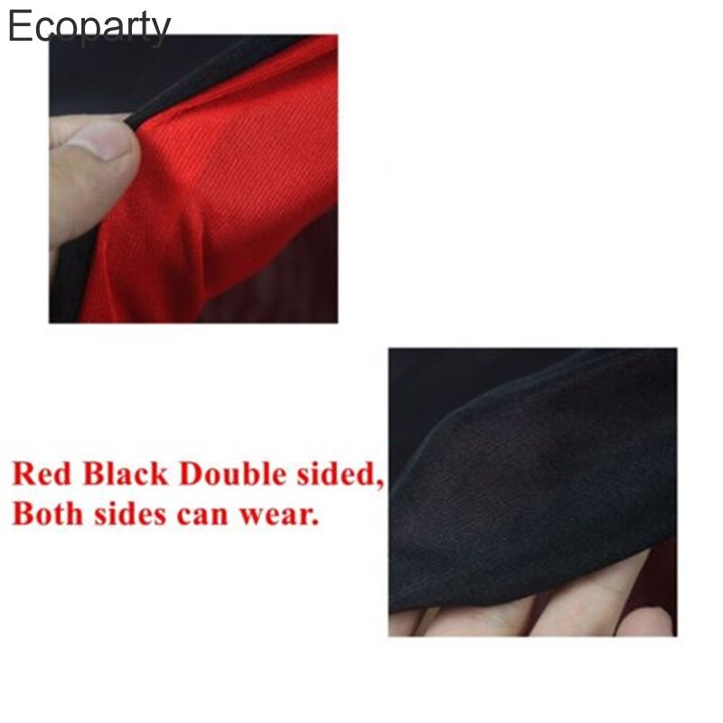 2023 Adult Child Halloween Costumes Red Black Wizard Vampire Cosplay Double Sided Hooded Cloak Dracula Devil Fancy Costumes Cape