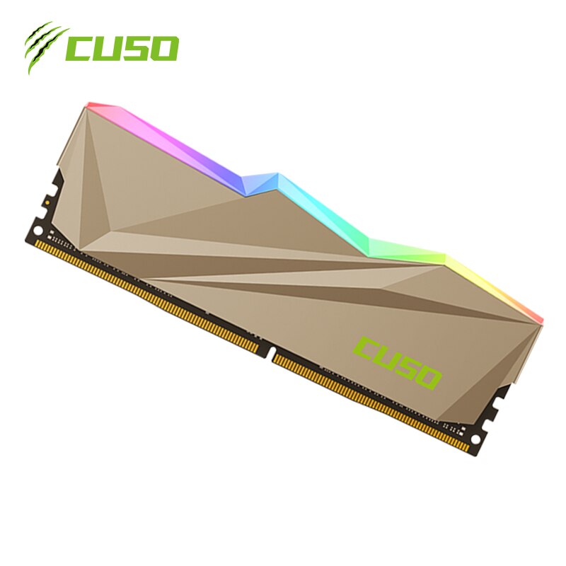 CUSO ميموريا رام ddr4 16GB 8GBx2 3200MHz 3600MHz ميموريا RGB Ram DDR4 Sabretooth سلسلة RGB ذاكرة DIMM لسطح المكتب