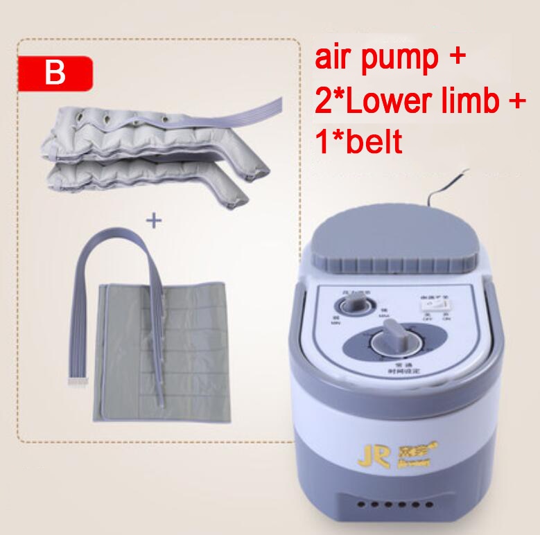 6 Air Cavity Air Wave Massage Leg Massager Lymphatic Drainage Foot Leg Massager Device Electric Air Wave Pressure Physiotherapy