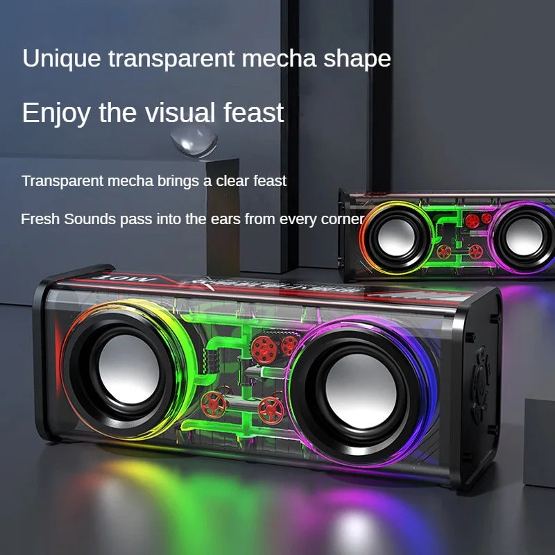V8 Bluetooth Speaker: Experience the Power of Dual Speakers and High Power Subwoofer for an Unmatched Audio Experience