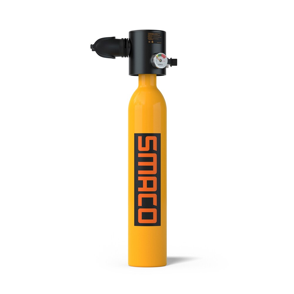 Smaco Mini Scuba Tank Diving Gear Scuba Diving Equipment Portable Mini Dive Tank Oxygen Cylinder Refillable Pony Air Up Bottle