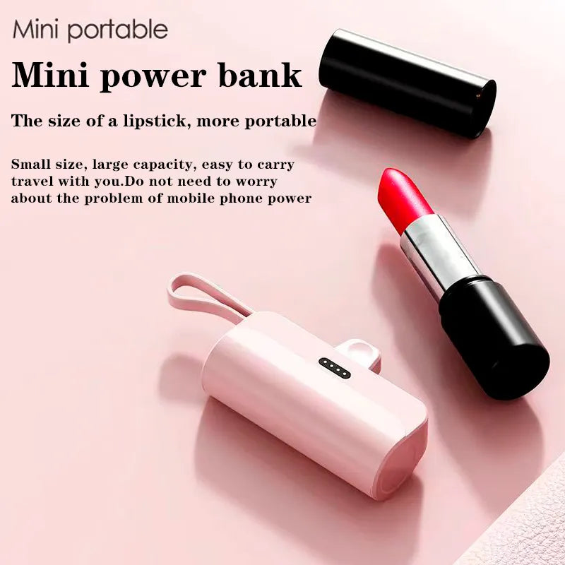 10000mAh Mini Portable Power Bank External Battery Plug Play Power Bank Type C Fast Effective Charger For iPhone Samsung Huawei