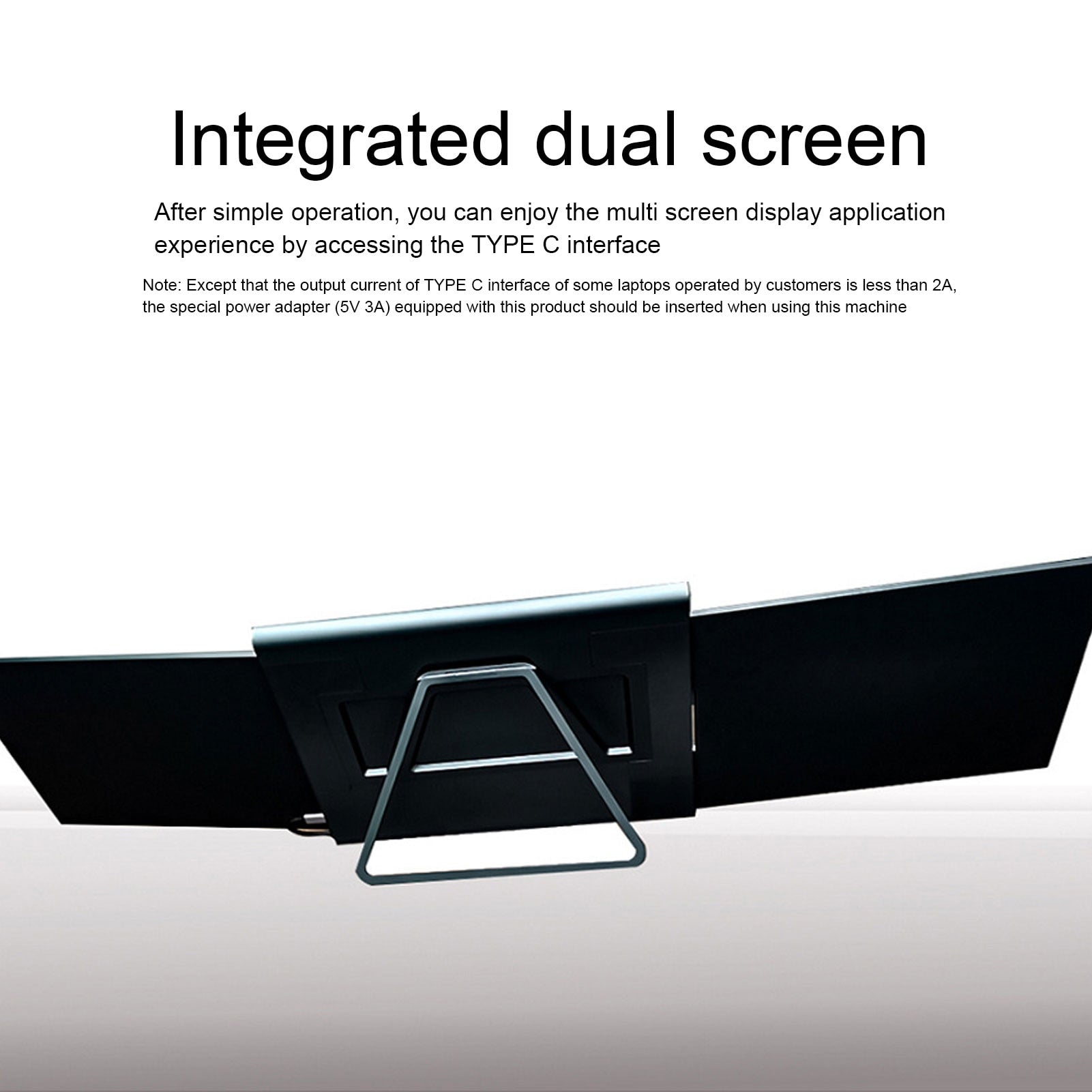 13.3 Inch 100‑240V Dual Extender Screen IPS Full View 1920x1080 HD Portable Dual Laptop Monitor Screen