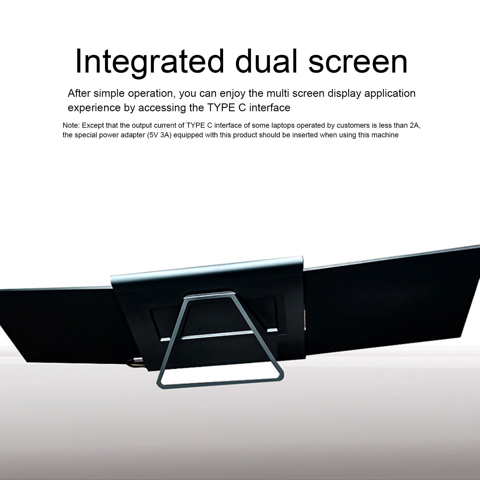 100‑240V 13.3 Inch Dual Extender Screen IPS Full View 1920x1080 HD Portable Dual Laptop Monitor Screen