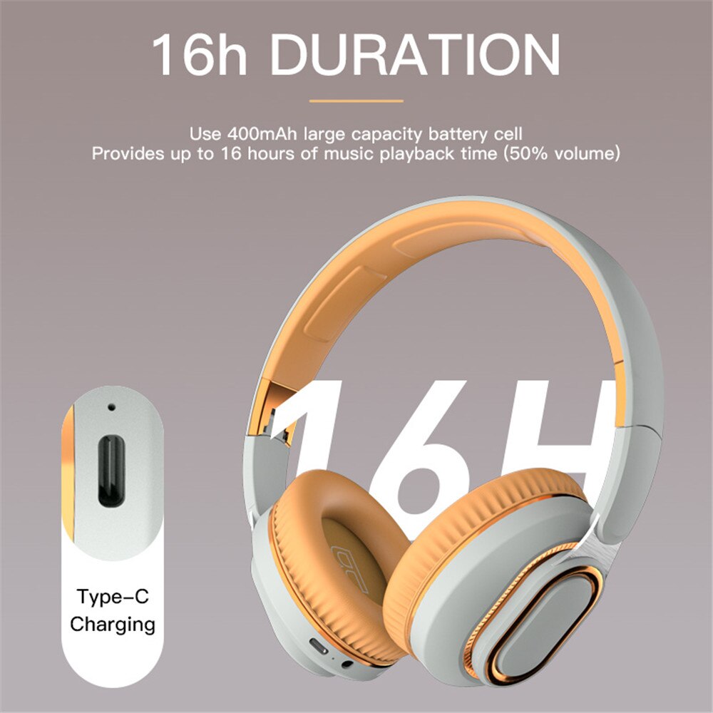 H7 Tv Bluetooth Headphones Wireless Headphon with Mic USB Adaptor Headset Noise Cancelling Stereo Foldable Bass for TV Earphone