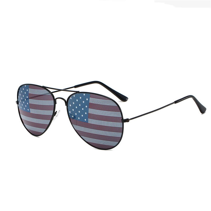 Personality USA Flag Sunglasses Independence Day Party Eyewear Women/Men 714 American Flags Glasses Festival Party Decoration