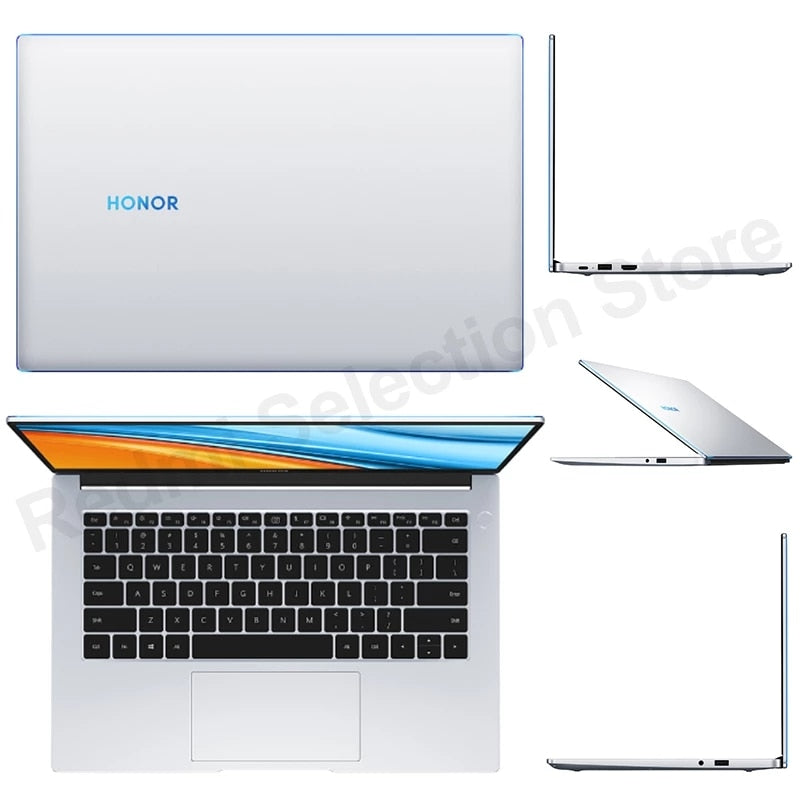 Honor Laptop MagicBook 15 Ryzen AMD R5 5500U/R7 5700U 16GB RAM DDR4 512GB SSD Notebook 15.6” Full Screen Slim Computer PC