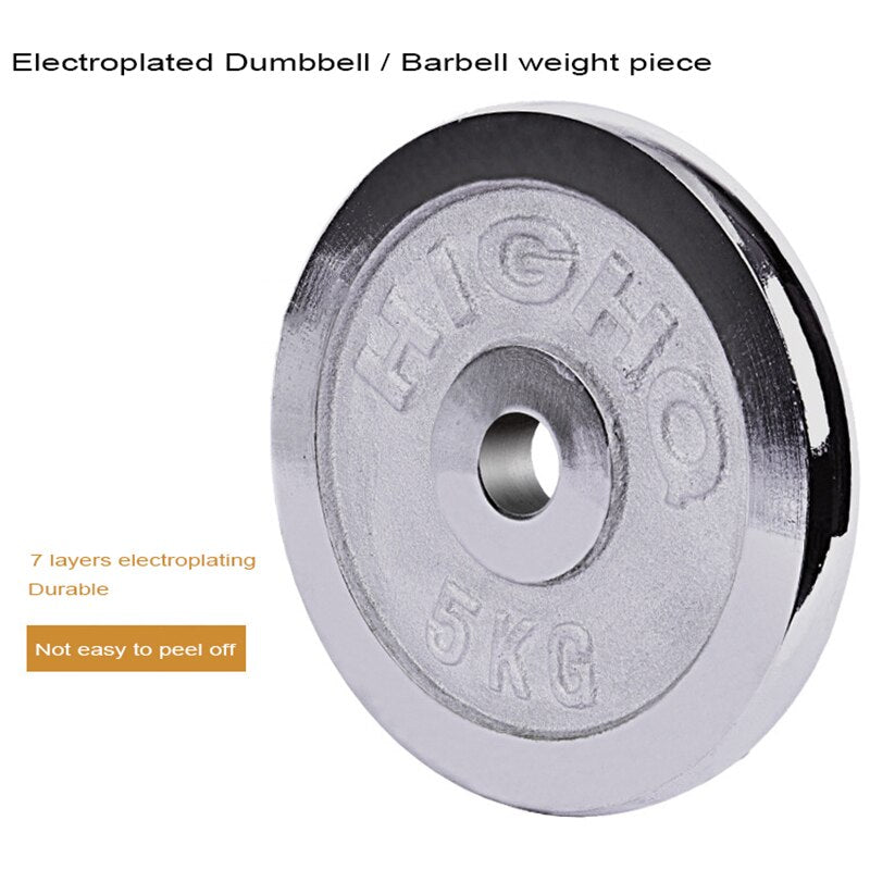 15kg Customized All Steel Dumbbells Dish 20kg Free Combination Barbell Plate Full Size Gym Fitness Weight Plates