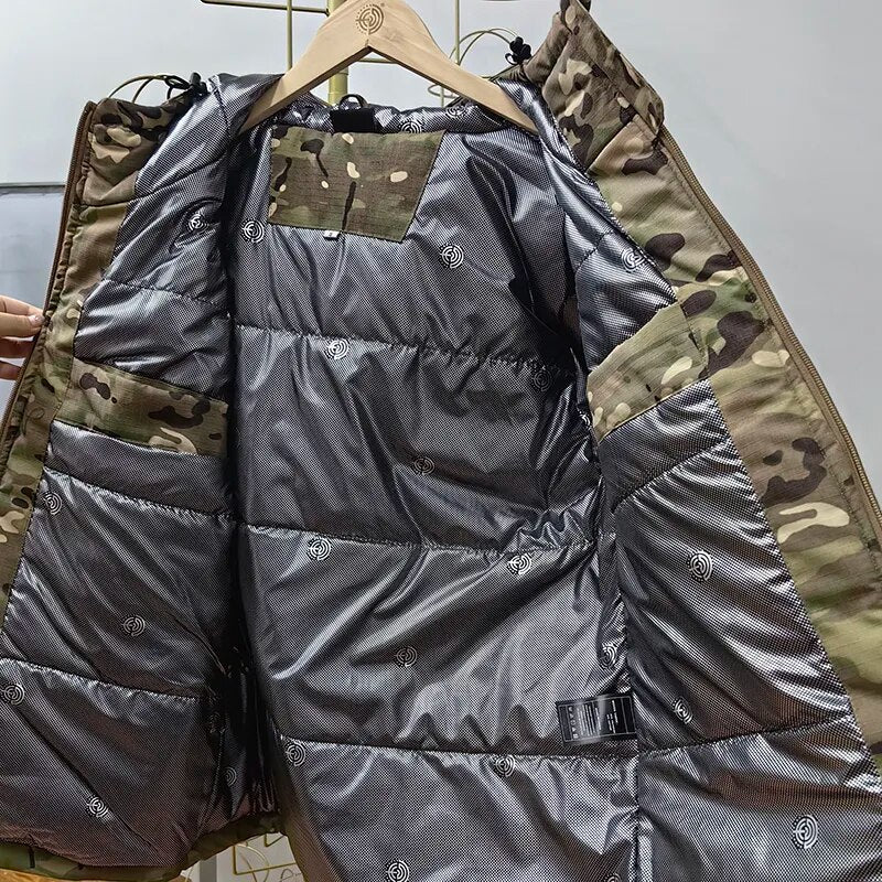Winter Tactical Jacket Heat Reflective Jackets Warm Combat Cotton Coat Army Softair Coats Multicam Thermal Hiking Hunt Clothes