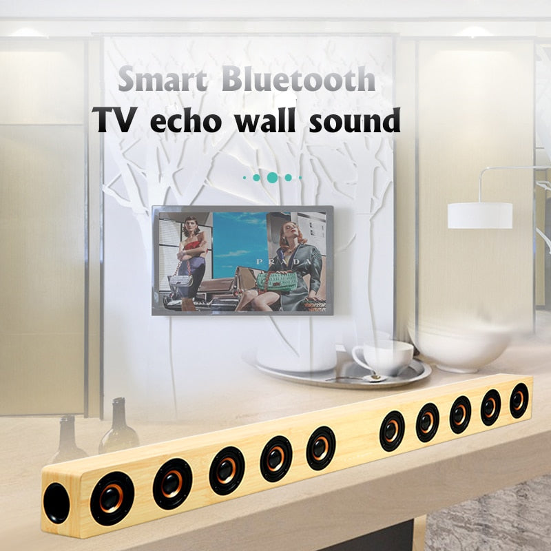 40W Soundbar for TV HiFi Wireless Bluetooth Speakers 3D Surround Stereo Subwoofer Home Theatre System Sound Box Movie RAC AUX