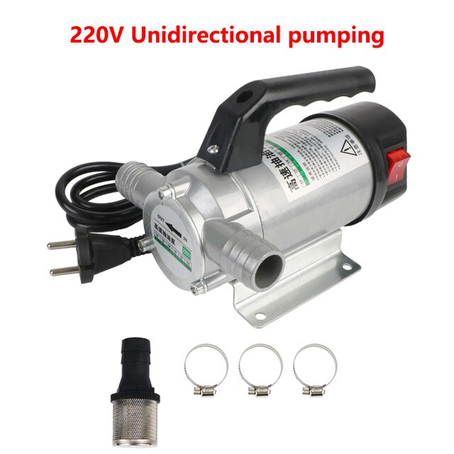 50L/min 12V 24V 220V Electric Automatic Reversible Fuel Transfer Pump For Pumping Oil Diesel Kerosene Water Auto Refueling Pump