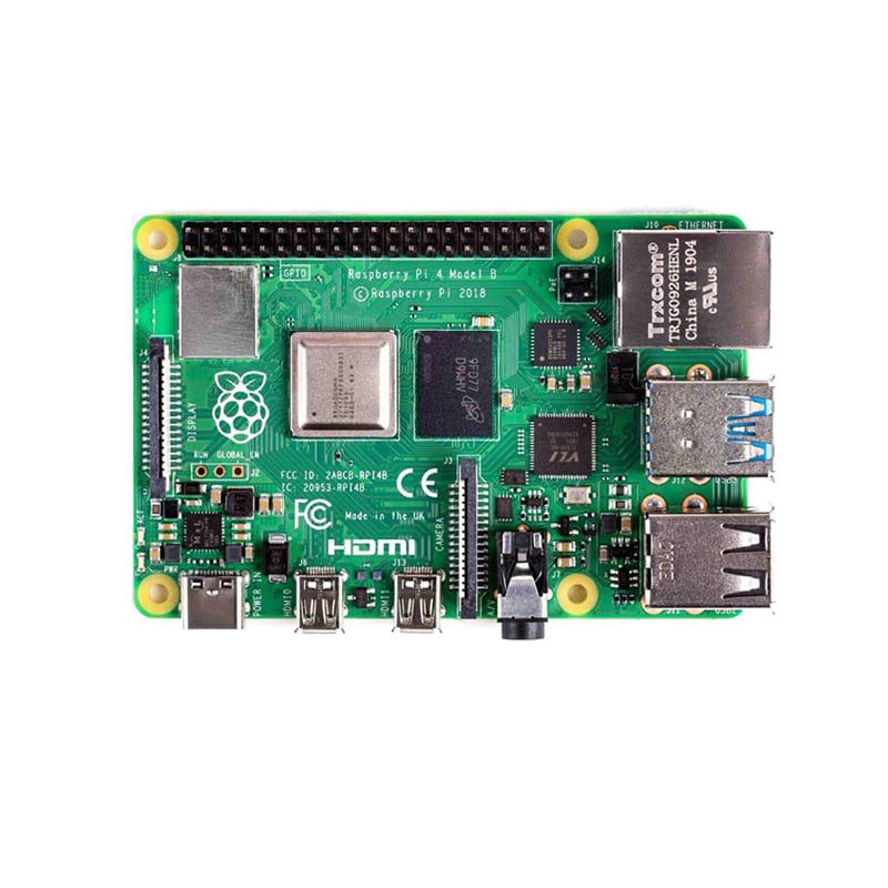 Official Original Raspberry Pi 4 Model B Dev Board or 4b Kit(G) RAM 1GB 2GB 4GB 8GB Core CPU 1.5Ghz 3 Speeder Than Pi 3B+