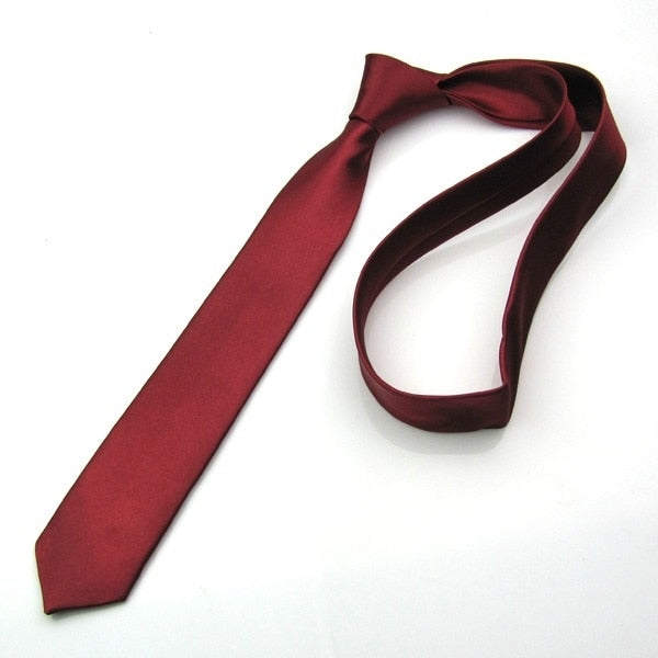 Narrow Casual Arrowhead Skinny Red Necktie Slim Black Tie For Men 5cm Man Accessories Simplicity For Party Formal Ties Fashion