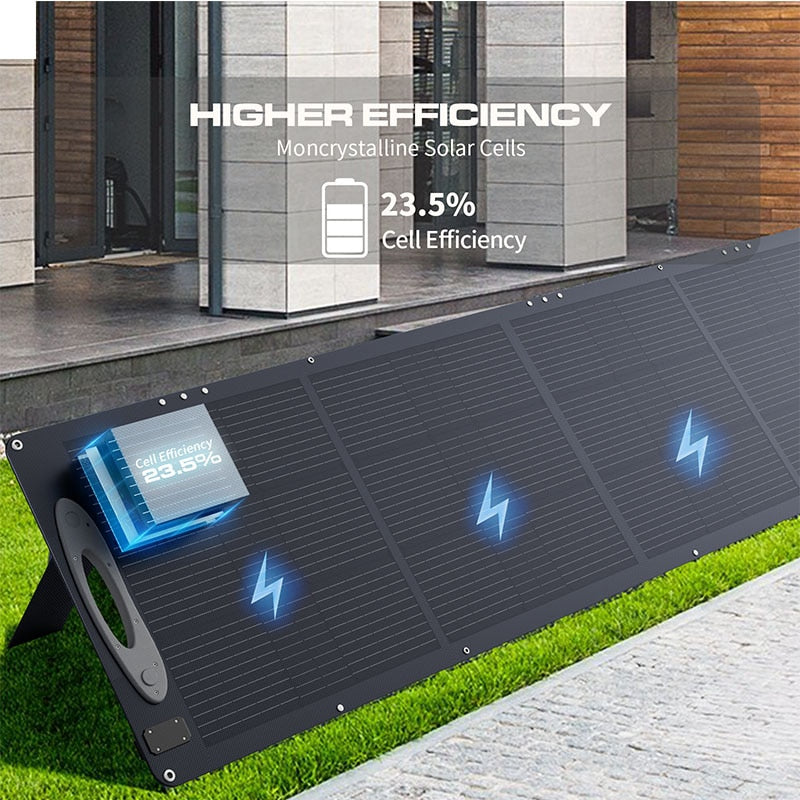 VDL Portable Power Station 1228Wh/1500W With 200W Solar Panel Fast Charging Generator for Home Outdoor Camping Emergency