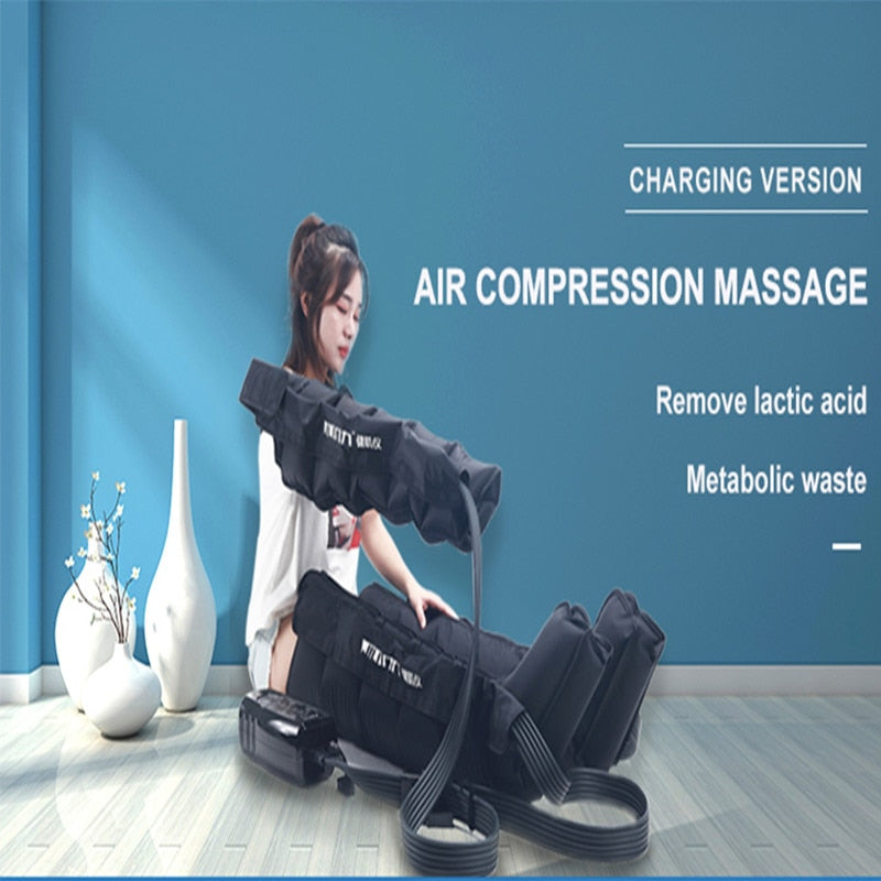 Pressotherapy Air Compression Leg Foot Massager Vibration Infrared Therapy Arm Waist Pneumatic Air wave pressure machine