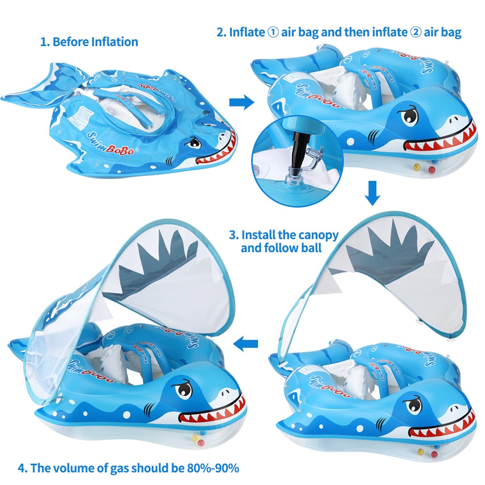 New Baby Swimming Float Ring Inflatable Infant Floating For Summer Kids Swim Pool Accessories Circle Toddler Bathing Water Toy