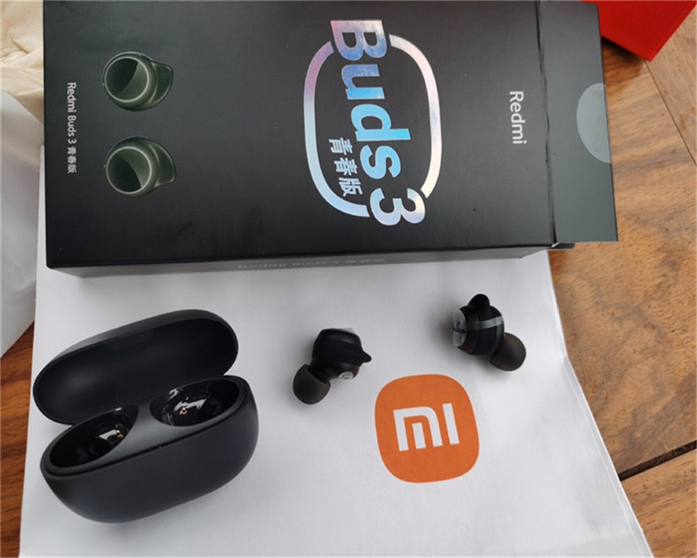 Xiaomi Redmi Buds 3 Lite TWS Bluetooth 5.2 سماعة أذن IP54 18 ساعة عمر البطارية Mi Ture سماعات أذن لاسلكية 3 إصدار الشباب