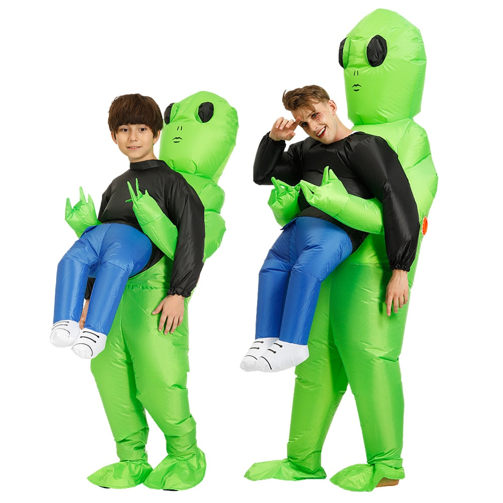 Mascot Alien Party Cosplay Costumes Scary Halloween Inflatable Monster Costume for Adult Kids Anime Role Play Disfraz