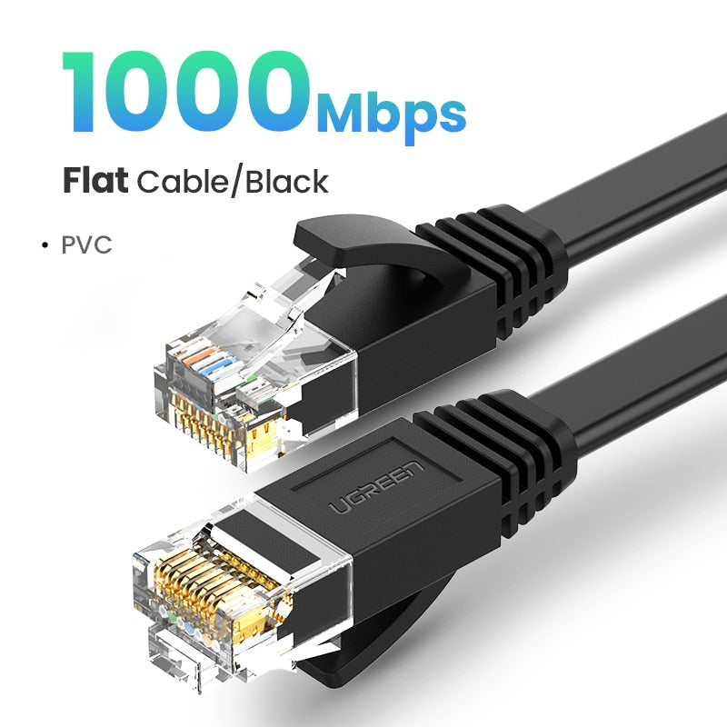 UGREEN Ethernet Cable Cat6 Gigabit High Speed 1000Mbps Internet Cable RJ45 Shielded Network LAN Cord for PC PS5 PS4 PS3 Xbox