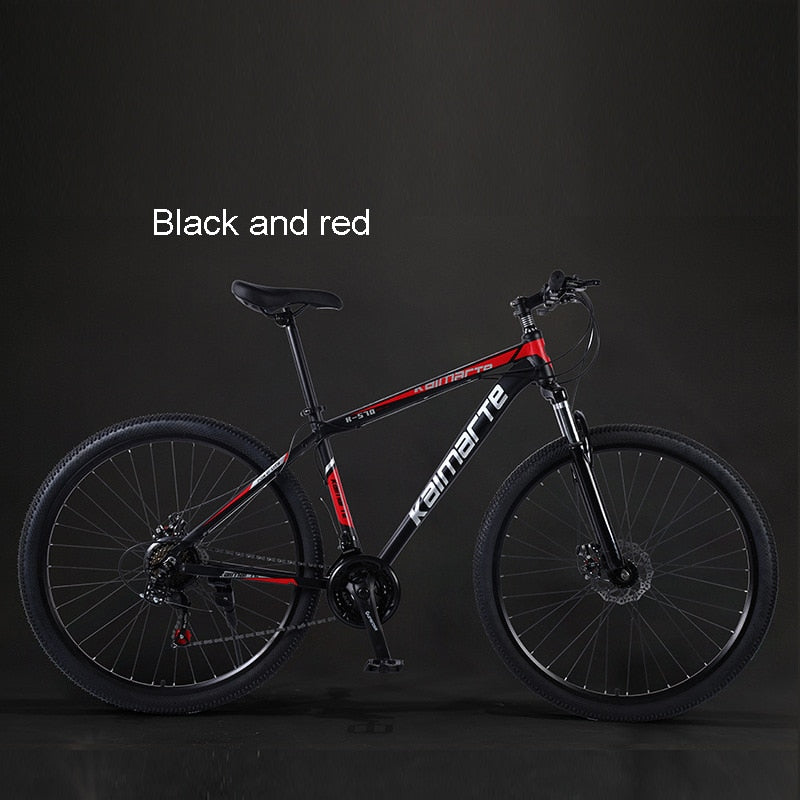 29 Inches Mountain Bicycle Aluminum Alloy Bike Adult Outdoor Commuting Double Disc Brake Shock Absorption