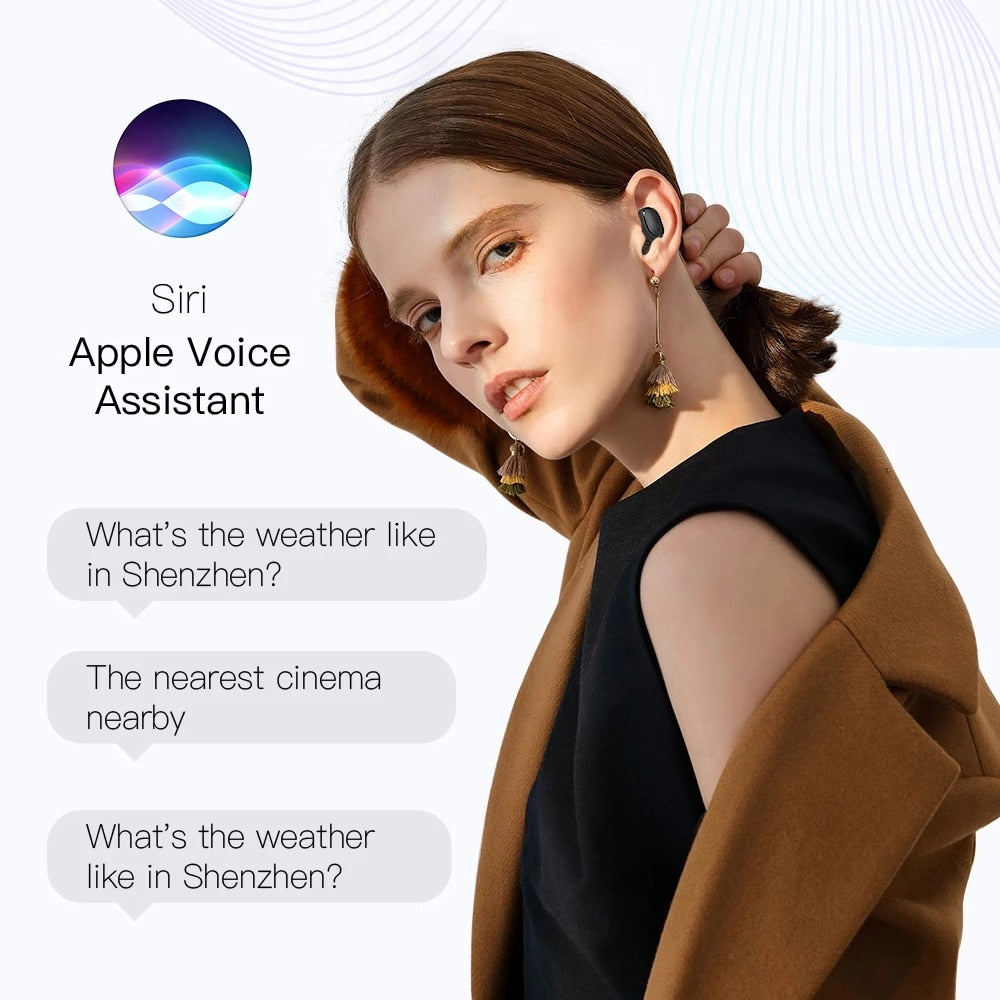 TWS E6S سماعات بلوتوث لاسلكية سماعة رأس بخاصية البلوتوث سماعات إلغاء الضوضاء مع ميكروفون لسماعات Xiaomi Redmi