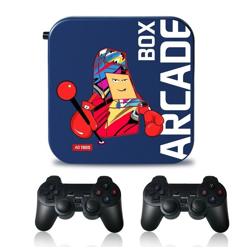 Arcade Box Portable Game Console Gamepad for PSP/PS1/DC/Naomi/NEOGEO 50000 Retro Games 4K TV HD Display on Projector Monitor